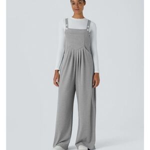 HALARA Light Gray Women's Overalls in Heathered Gray